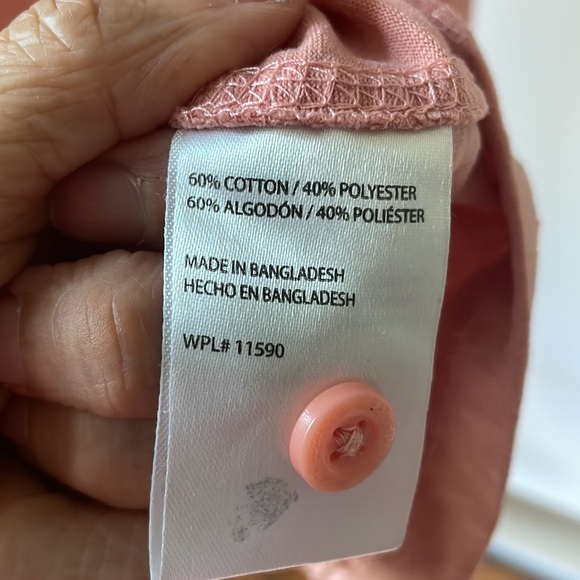 Men’s Weatherproof Vintage 1948 (The Vintage Henley) Size Lg Pale Orange - Picture 5 of 6